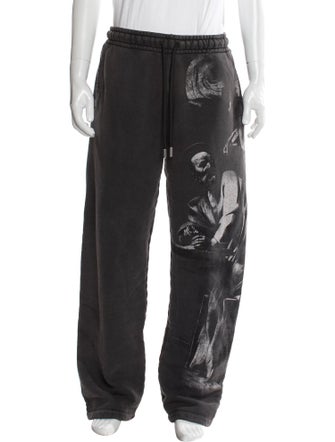 Off-White 2023 Graphic Print Lounge Bottoms