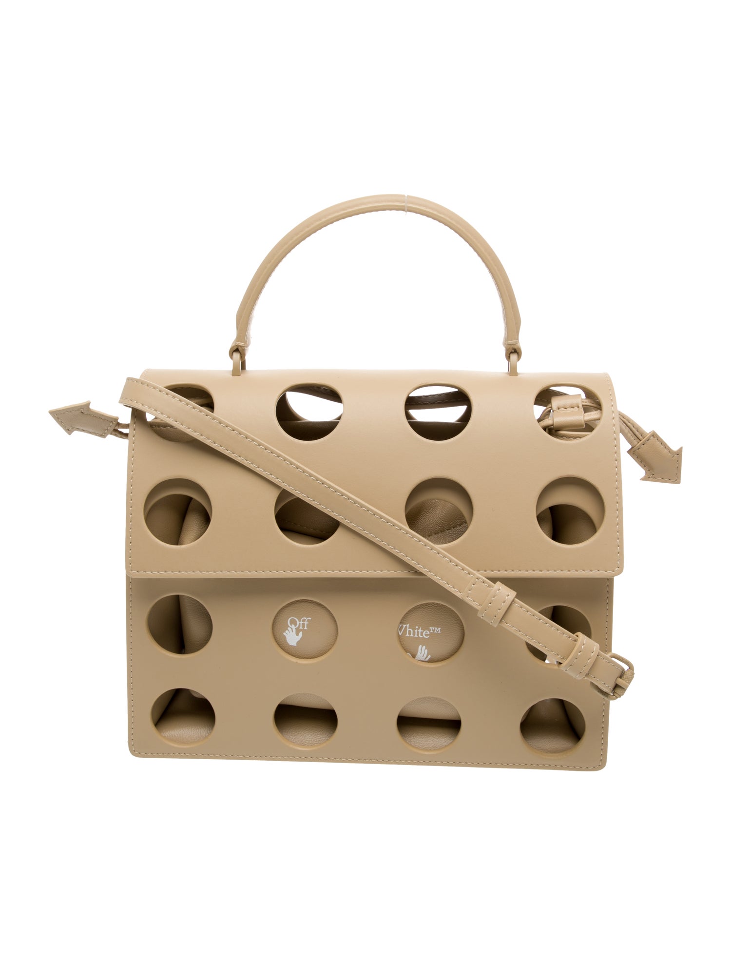 Off-White Leather Shoulder Bag