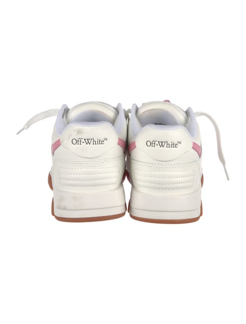 Off-White Leather Printed Sneakers