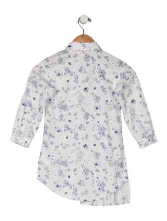 Off-White Girls' Printed Shirt Dress
