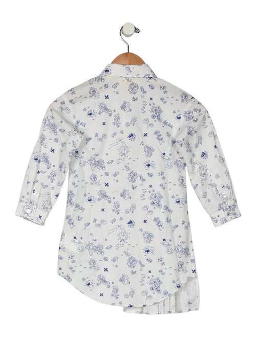Off-White Girls' Printed Shirt Dress