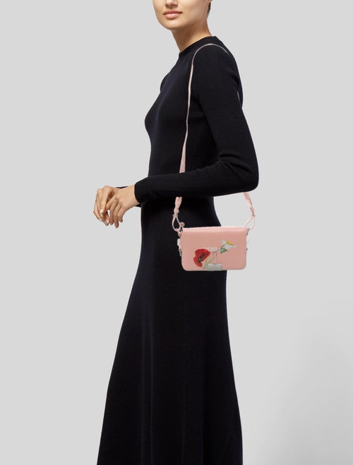 Off-White Saffiano Leather Crossbody Bag