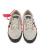 Off-White Canvas Printed Sneakers