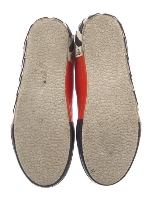 Off-White Canvas Printed Sneakers