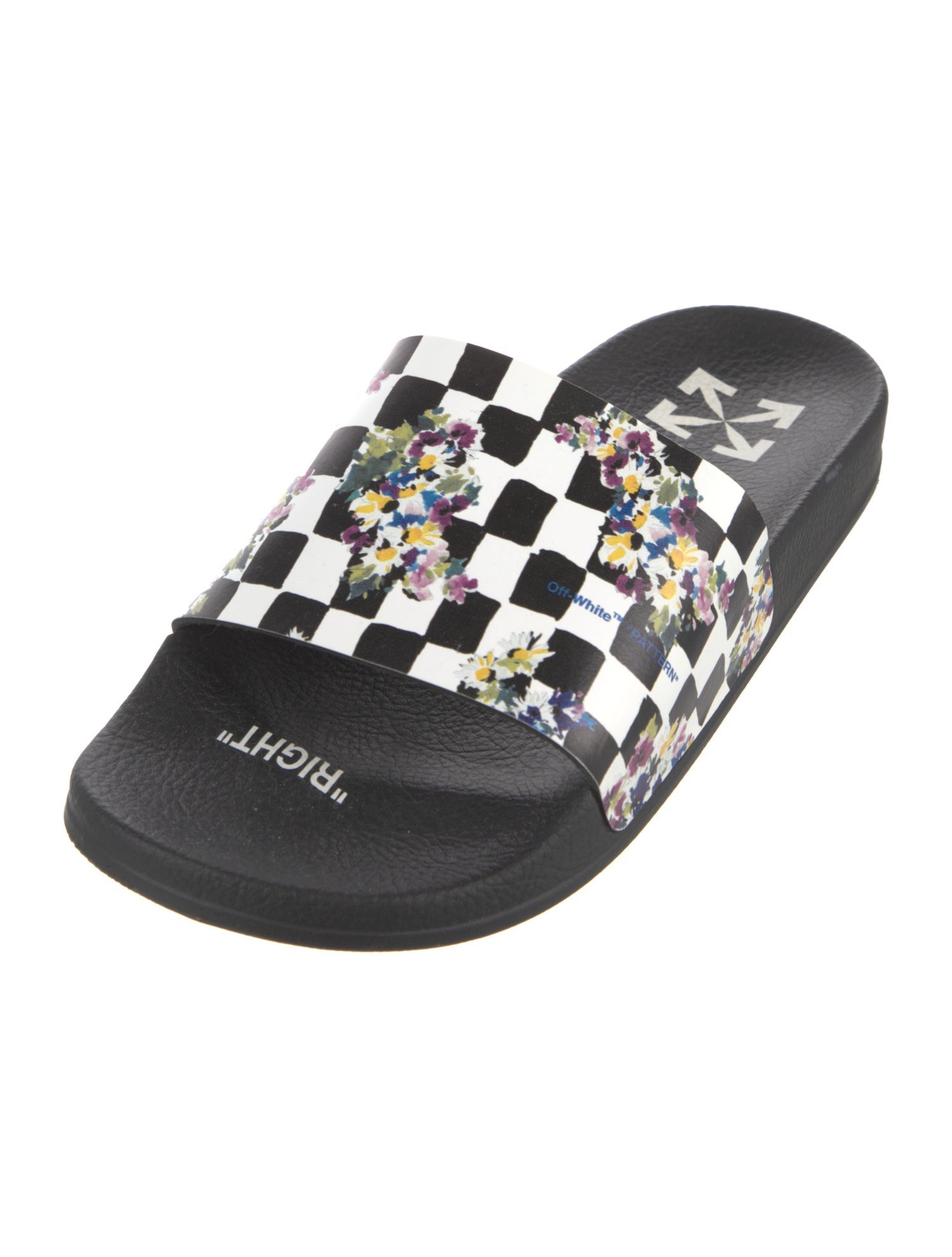 Off-White Rubber Printed Slides