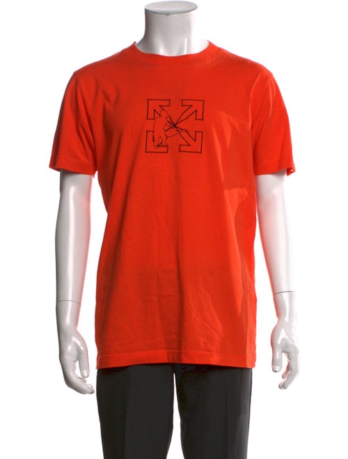 Off-White Graphic Print Crew Neck T-Shirt
