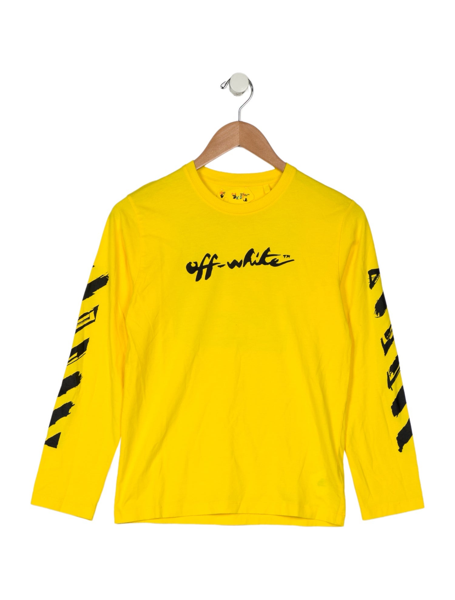 Off-White Kids' Long Sleeve Logo Shirt