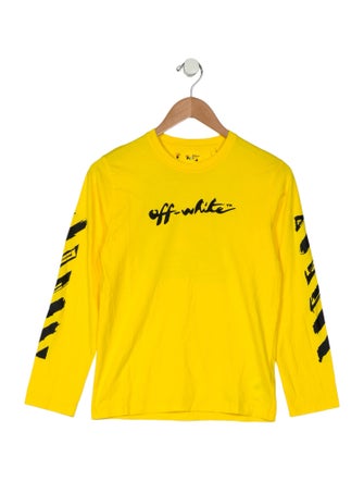 Off-White Kids' Long Sleeve Logo Shirt