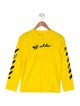 Off-White Kids' Long Sleeve Logo Shirt