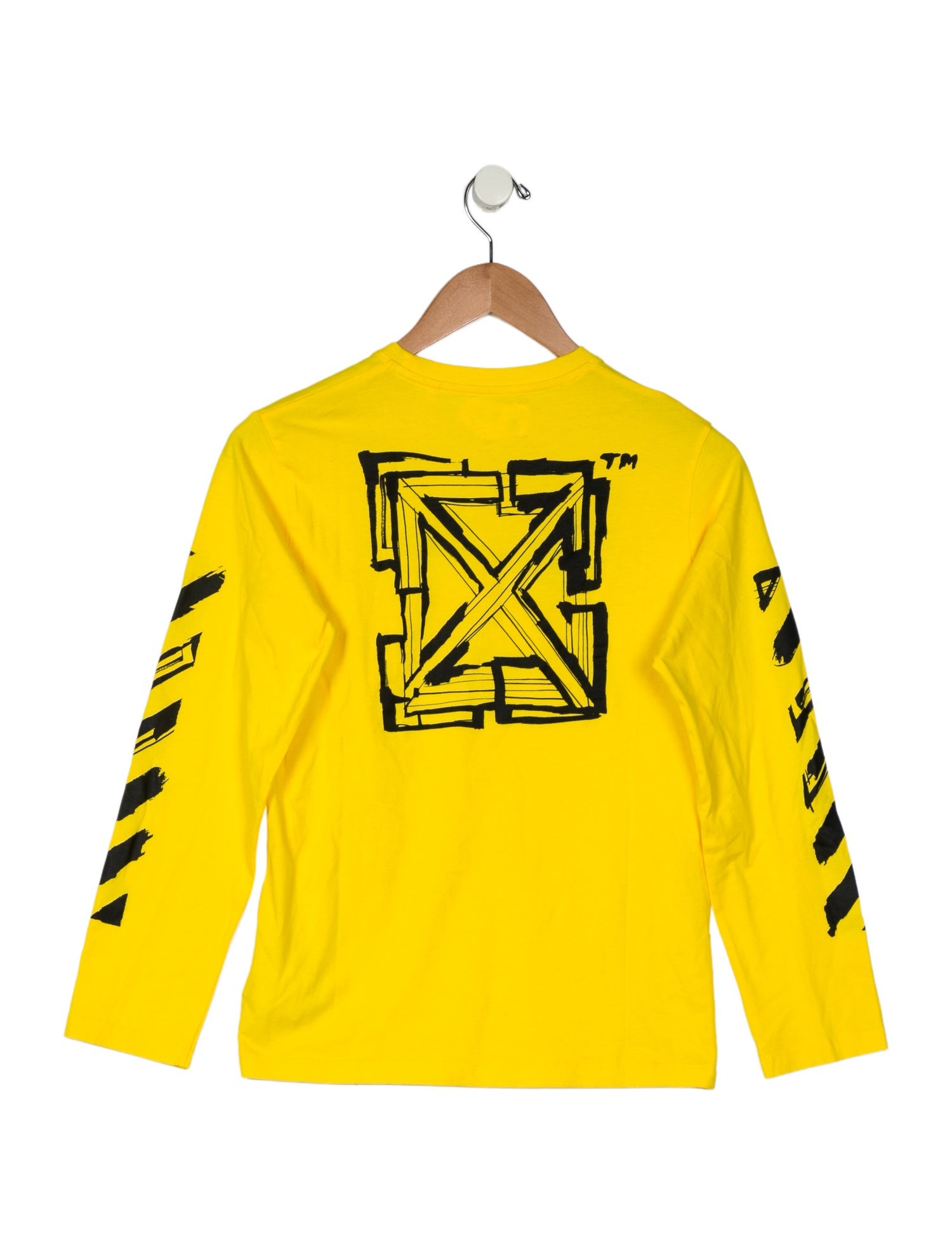 Off-White Kids' Long Sleeve Logo Shirt