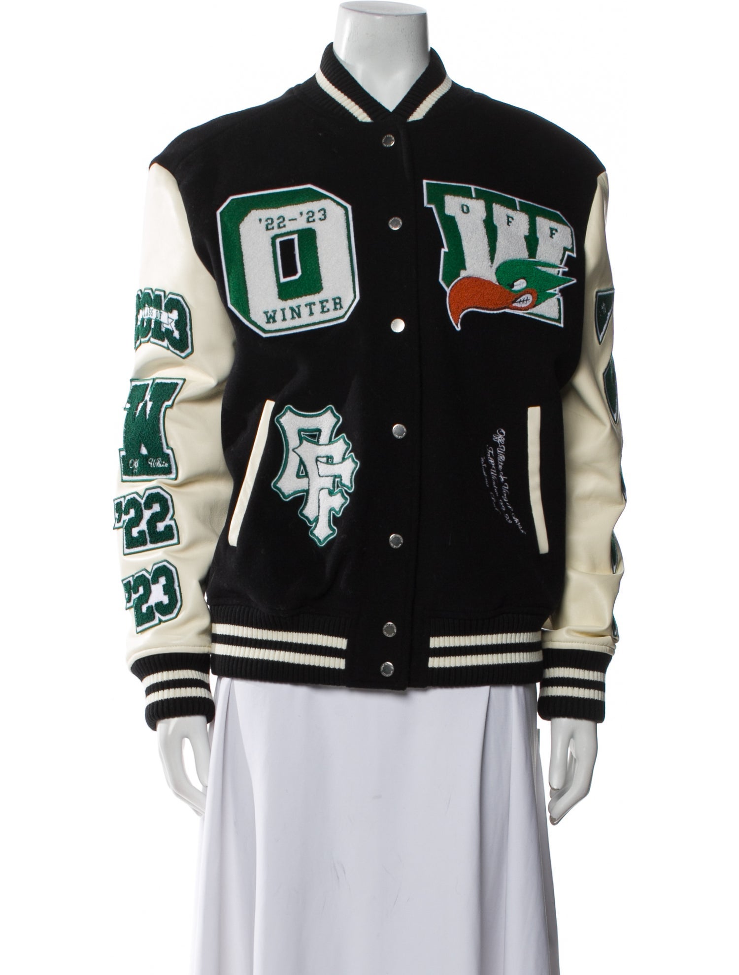 Off-White 2022 Wool Bomber Jacket