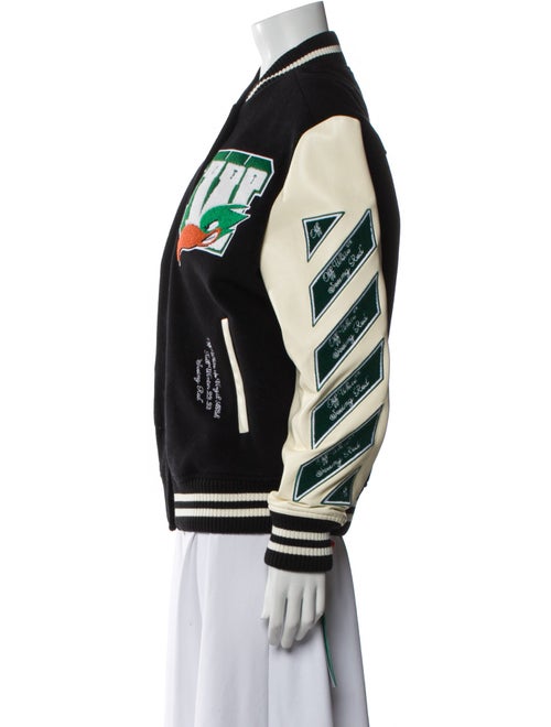 Off-White 2022 Wool Bomber Jacket