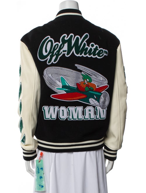 Off-White 2022 Wool Bomber Jacket
