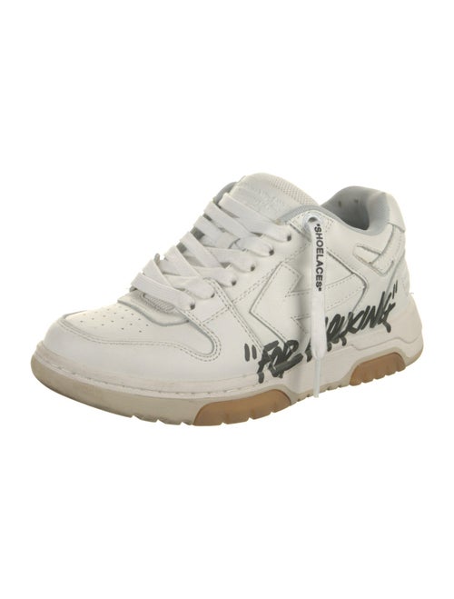 Off-White Leather Sneakers