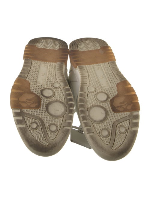 Off-White Leather Sneakers