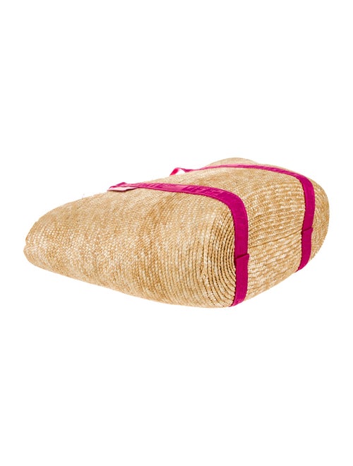 Off-White Straw Tote