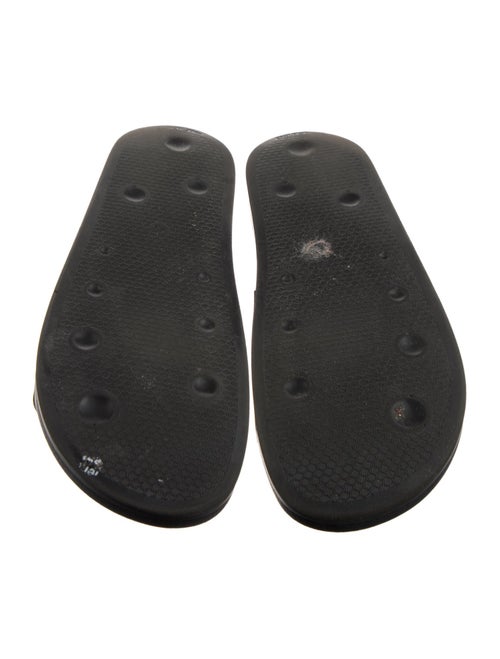 Off-White Logo Pool Slide Leather Slides