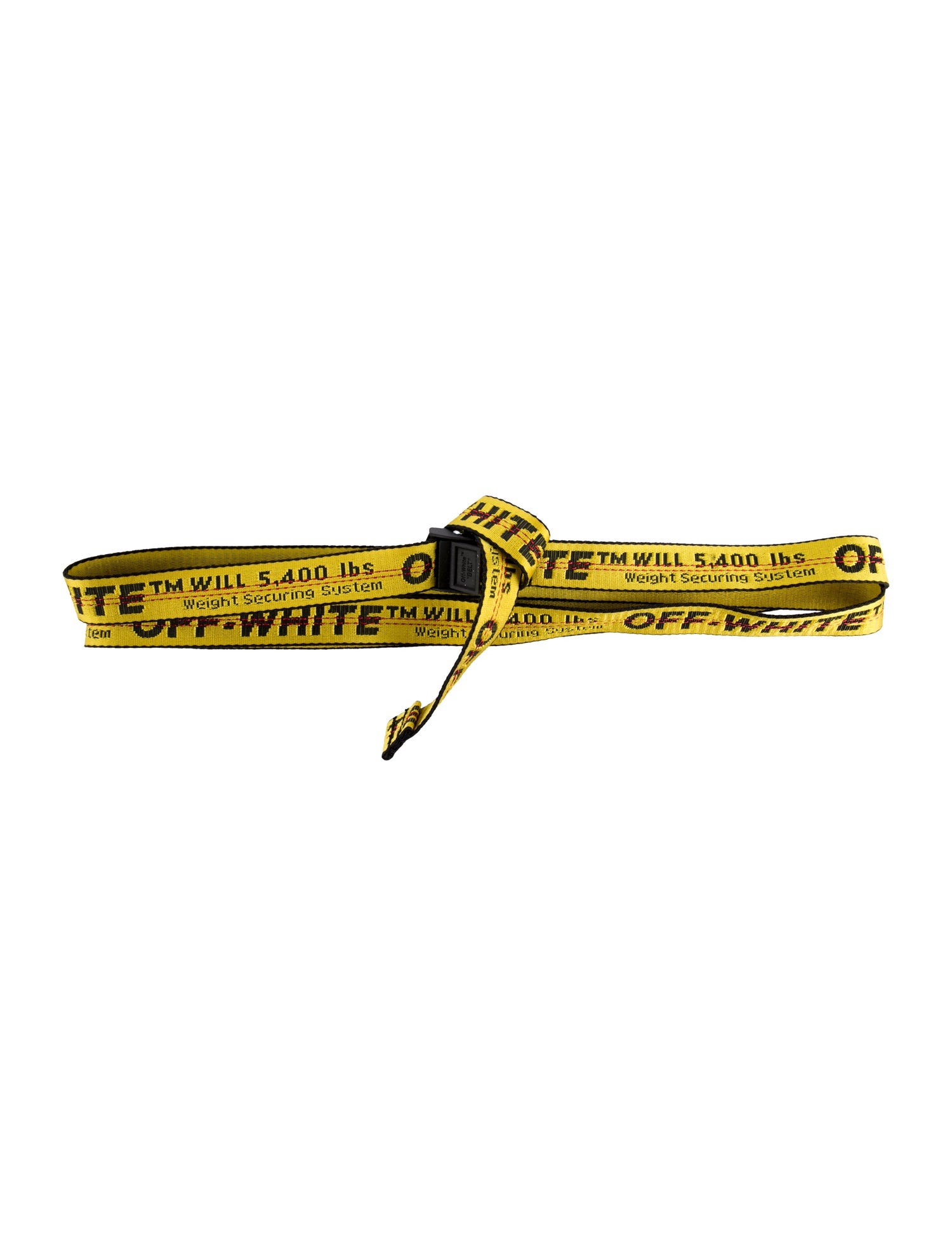 Off-White Industrial Skinny Canvas Belt