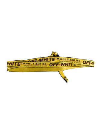 Off-White Industrial Skinny Canvas Belt