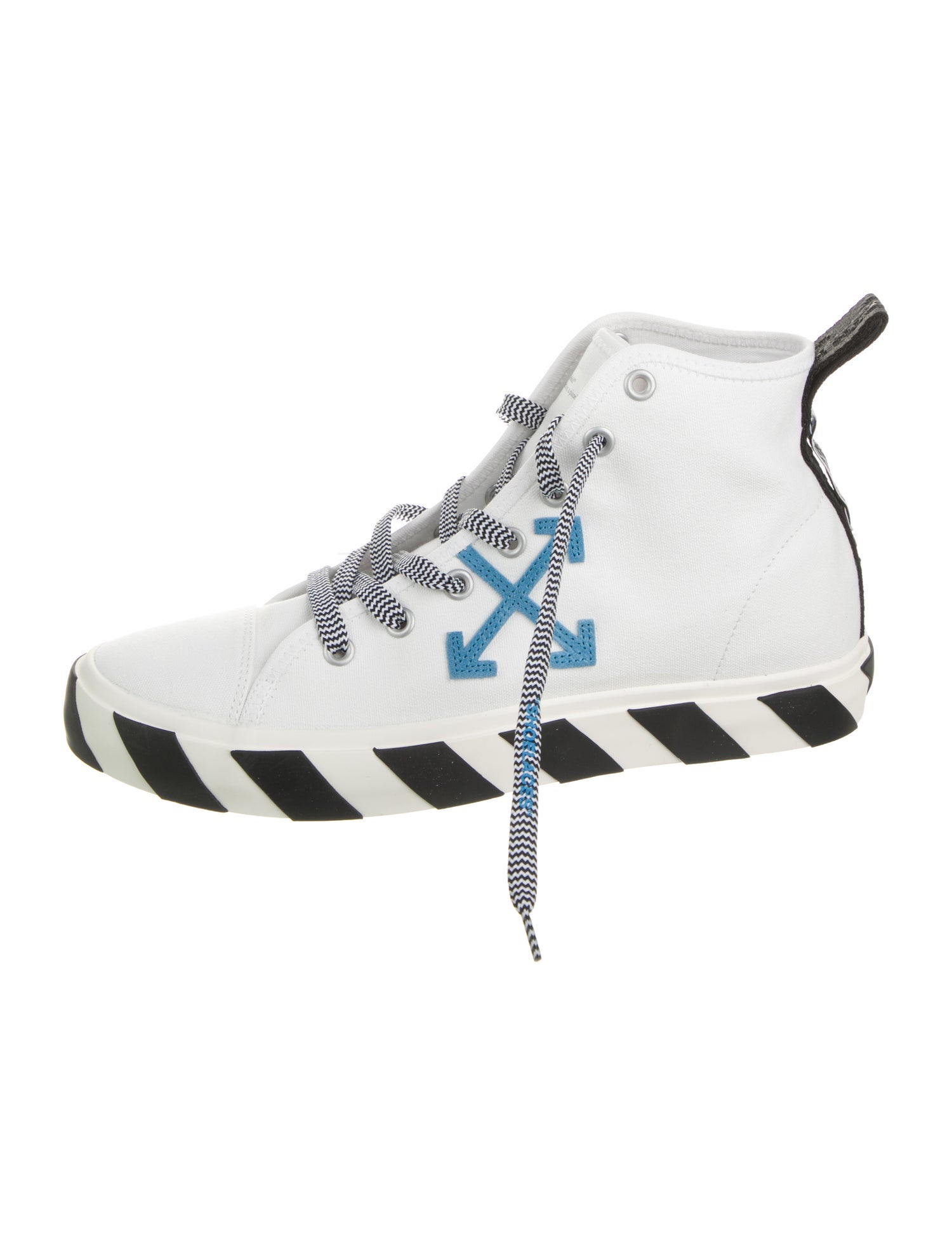 Off-White Mid Top Vulcanized Canvas Sneakers w/ Tags