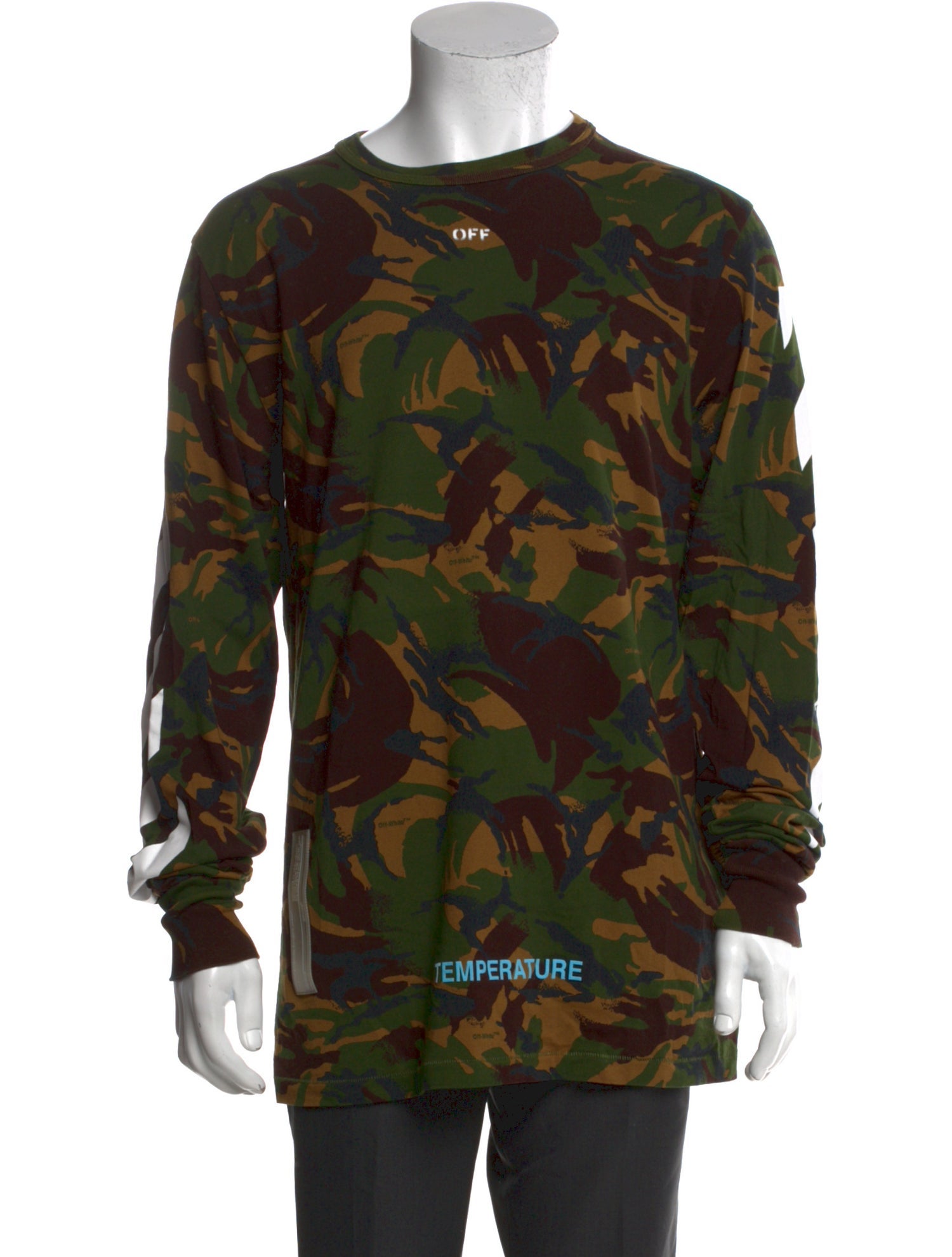 Off-White 2018 Camouflage Print Henley
