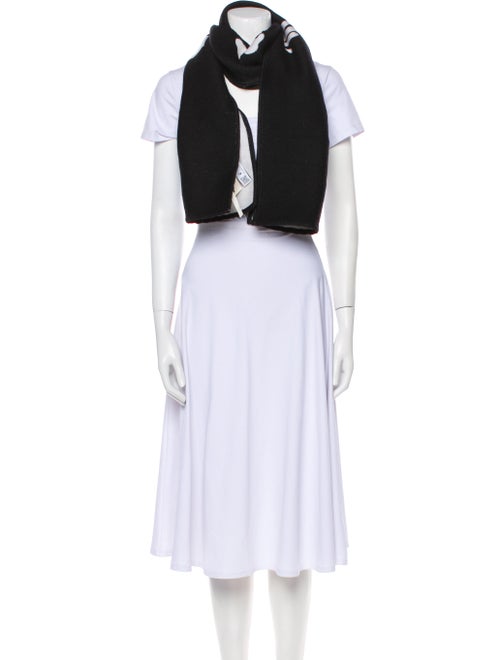 Off-White Logo Muffler Wool Scarf