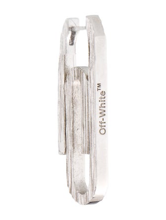 Off-White Mono Paperclip Single Earring