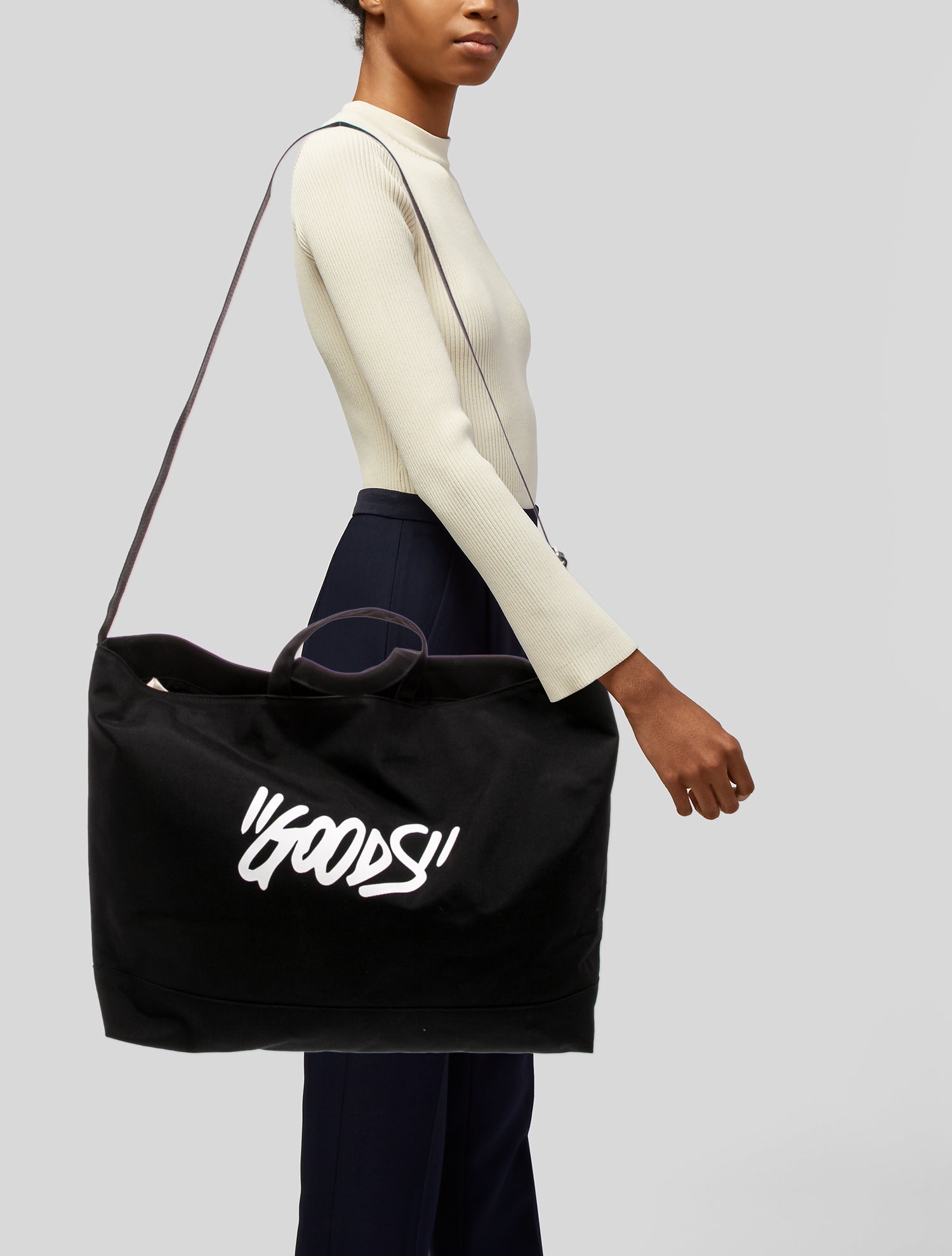 Off-White Canvas Tote