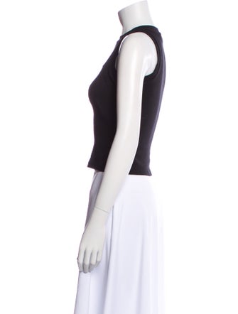 Off-White 2023 Crew Neck Crop Top