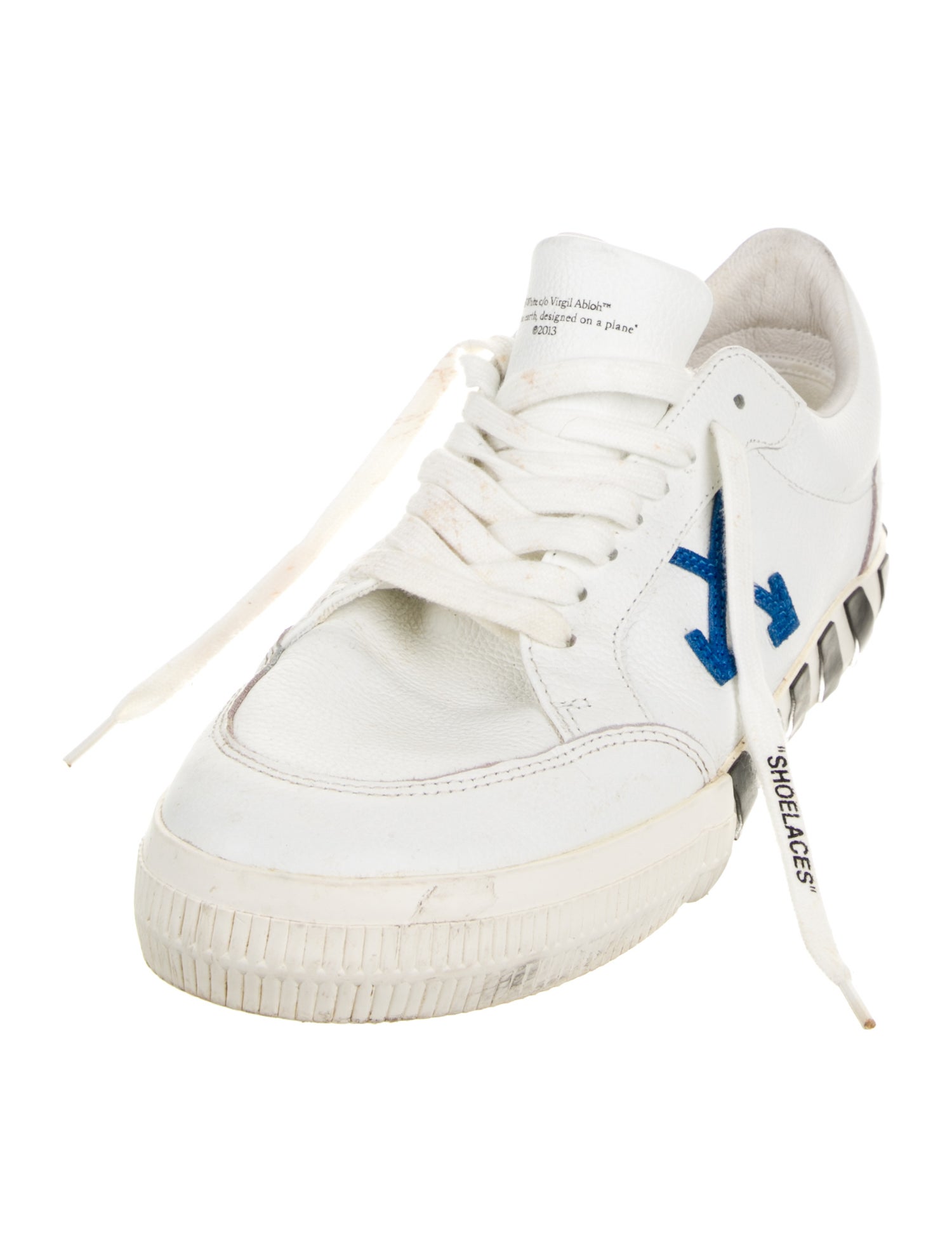 Off-White Vulc Sole Leather Low Sneakers