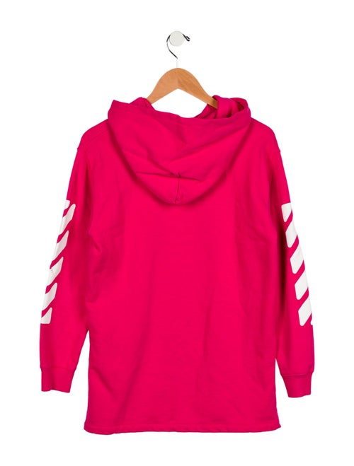 Off-White Girls' Logo Printed Hoodie Dress