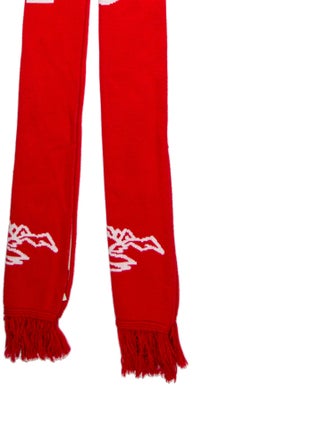 Off-White Cashmere Printed Scarf
