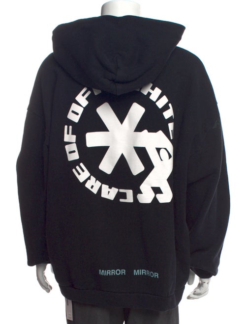 Off-White Mirror Mirror Graphic Print Hoodie