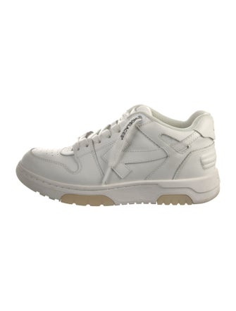 Off-White Leather Sneakers