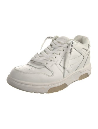 Off-White Leather Sneakers