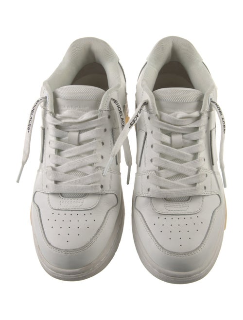 Off-White Leather Sneakers