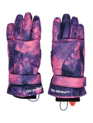Off-White Gloves & Mittens Tie Dye Snow