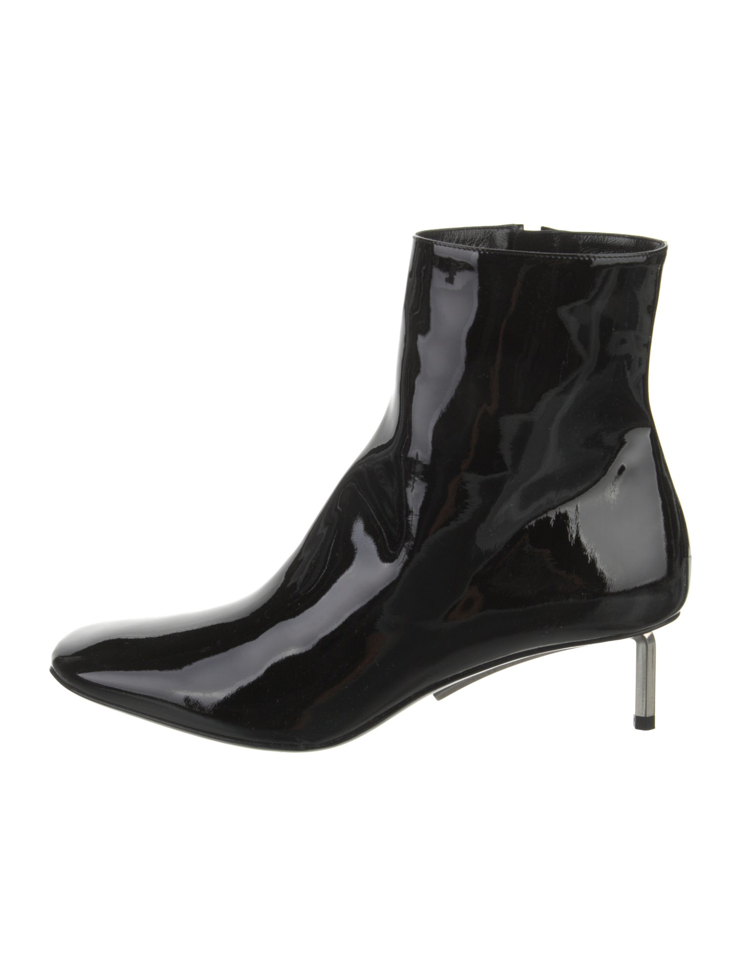 Off-White ALLEN Patent Leather Boots