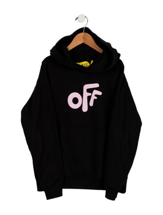 Off-White Kids' Logo Pullover Hoodie