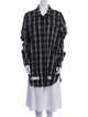 Off-White 2016 Plaid Print Button-Up Top