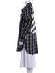 Off-White 2016 Plaid Print Button-Up Top