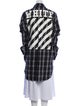 Off-White 2016 Plaid Print Button-Up Top