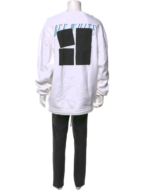 Off-White Graphic Print Turtleneck Pullover