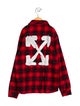 Off-White Boys' Plaid Flannel Shirt