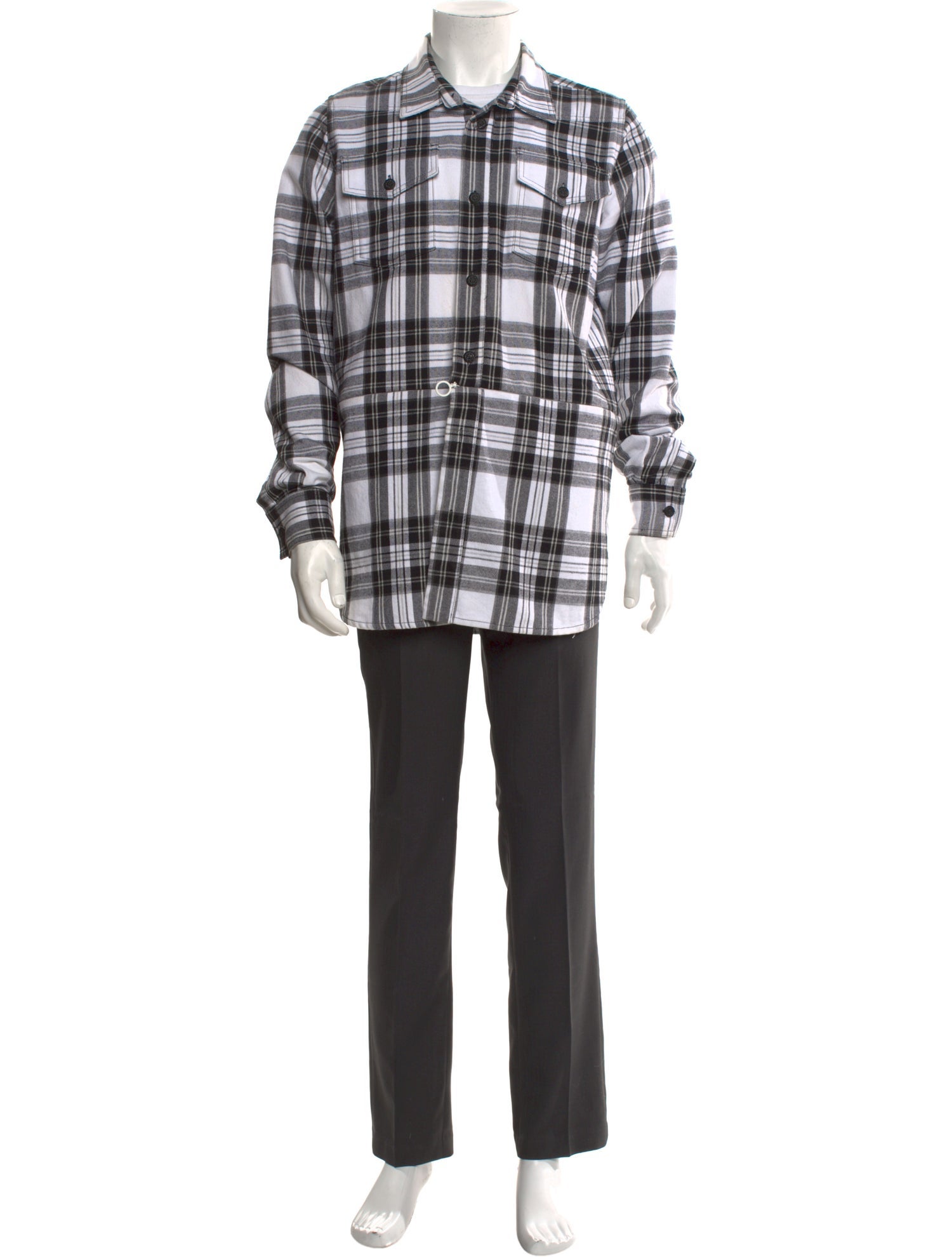 Off-White 2018 Plaid Print Shirt