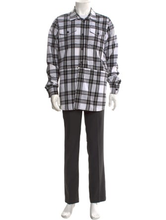 Off-White 2018 Plaid Print Shirt