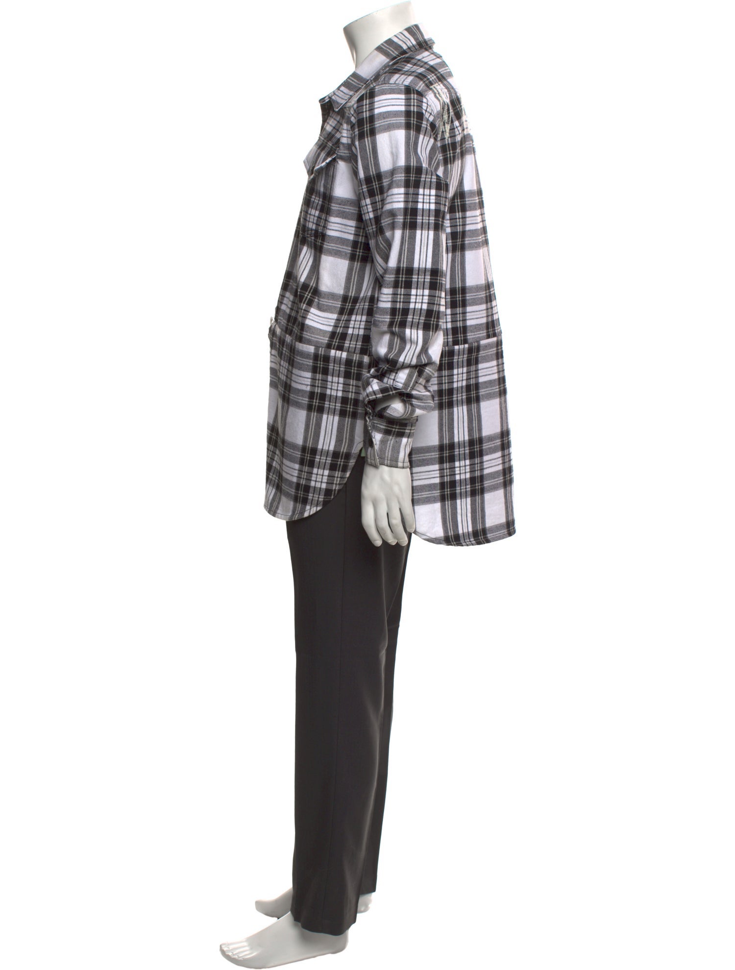 Off-White 2018 Plaid Print Shirt