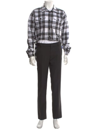 Off-White 2018 Plaid Print Shirt