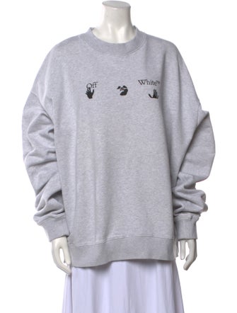 Off-White Graphic Print Crew Neck Sweatshirt