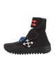 Off-White 2018 CST-001 Moto Wrap 'Black White' Boots